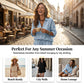 Set casual de două piese pentru femei🌞 Stil de vară lejer – Rămâi răcoroasă și elegantă😎