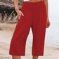 【S-3XL】🍂Pantaloni cropped ușori, cu talie elastică, pentru femei