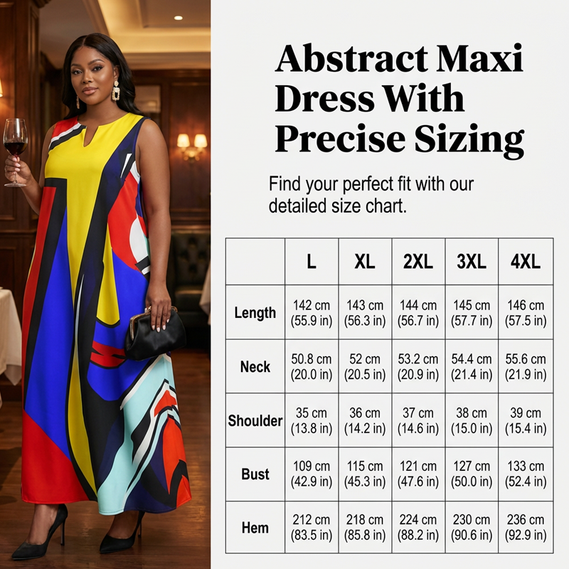 Rochie maxi vara, potrivire larga, cu print artistic-7