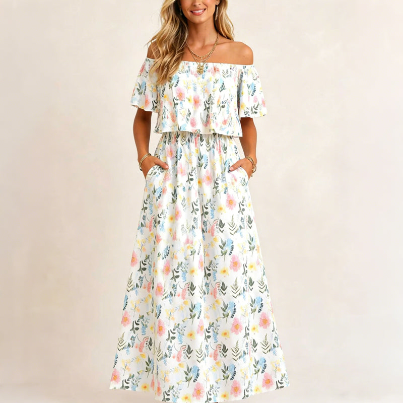 🎁Nou venit 50% REDUCERE💥Rochie Maxi Bohemian de Vară cu Fantă pentru Plajă-8