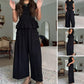 😍【S-XL】🌿Set pentru femei compus din bluză plisată și pantaloni cu croi larg
