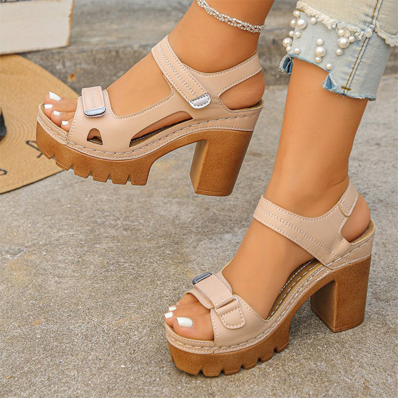 🏖️👡【38-43】Sandale de vară cu platformă și o singură baretă pentru femei😍-10