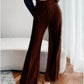 Pantaloni din crep plisați
