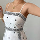 ✨Rochie elegantă pentru femei, cu imprimeu și bretele subțiri🥰-3