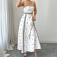 ✨Rochie elegantă pentru femei, cu imprimeu și bretele subțiri🥰-2