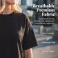 Rochie modernă tip tricou cu aspect stratificat și tiv din dantelă