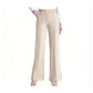 🔥Pantaloni cu croială versatilă🔥Pantaloni cu talie înaltă și croi larg pentru femei💼-9