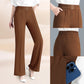 🔥Pantaloni cu croială versatilă🔥Pantaloni cu talie înaltă și croi larg pentru femei💼-6