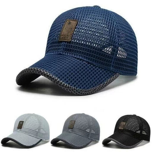 🌬️ Pustende baseballcap – lett, kjølig og UV-beskyttende – ideell for utendørsaktiviteter🧢