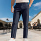 Pantaloni eleganți pentru bărbați, cu croi drept și șnur