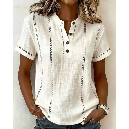 Bluză Casual cu Mânecă Scurtă pentru Femei👕