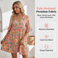 Rochie casual pentru femei, cu decolteu în V și imprimeu floral