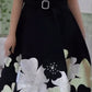 Rochie maxi pentru femei cu imprimeu floral și curea🌼😍