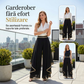 🎉Oferte speciale de sărbători❤️Pantaloni eleganti, cu talie largă și croială lejeră, cu ornamente aurii