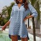 Cămașă casual pentru femei, oversized, din șifon jacquard