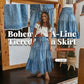 👗 Fustă lungă din denim – talie înaltă, în straturi, croială în A, cu nasturi în față ✨