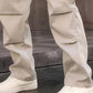 Pantaloni cargo cu croi drept și buzunare multiple pentru bărbați