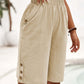 Pantaloni capri casual pentru femei, cu talie elastică și confortabili