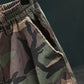 Pantaloni scurți cargo camuflați cu ținte pentru bărbați