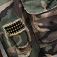 Pantaloni scurți cargo camuflați cu ținte pentru bărbați