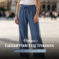 Pantaloni casual pentru femei, cu croi larg