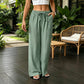 Pantaloni casual pentru femei, cu croi larg