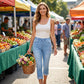 🥳Modelul anului 2026🥳💙Pantaloni scurți din denim elastic pentru femei
