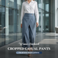 Pantaloni casual scurți din patchwork pentru femei👖
