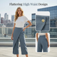 Pantaloni casual scurți din patchwork pentru femei👖