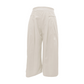 Pantaloni culottes pentru femei, cu talie înaltă, plisați și cu croi larg