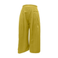 Pantaloni culottes pentru femei, cu talie înaltă, plisați și cu croi larg