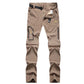 👖Pantaloni de drumeție convertibili 2-în-1 pentru bărbați, cu curea