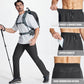 Pantaloni sport ușori pentru bărbați, cu buzunare cu fermoar