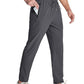 Pantaloni sport ușori pentru bărbați, cu buzunare cu fermoar