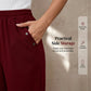 Pantaloni capri casual pentru femei, cu talie elastică
