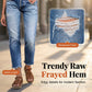 👖Blugi skinny la modă pentru femei, cu efect uzat