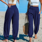 Pantaloni harem pentru femei, cu talie înaltă și smocuri
