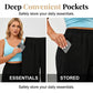 Pantaloni capri casual pentru femei, cu talie elastică