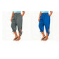 Pantaloni capri casual pentru femei, cu talie elastică