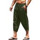 Pantaloni capri casual de tip harem pentru bărbați