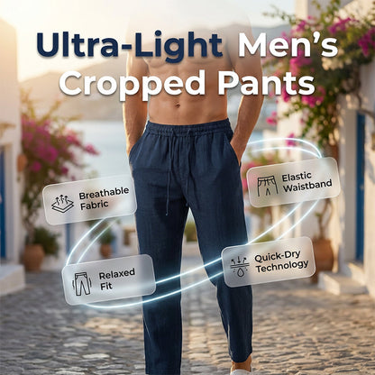 🔥Ofertă limitată – Pantaloni ușori pentru bărbați, cu croială dreaptă și lejeră