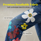Salopetă din denim cu imprimeu floral pentru femei
