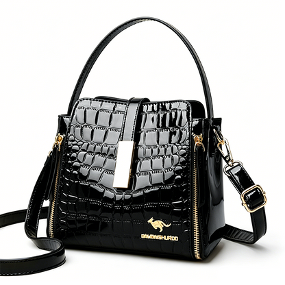 🔥Hot Sale 50%OFF🔥Glossy Crocodile Pattern Women's Handbag