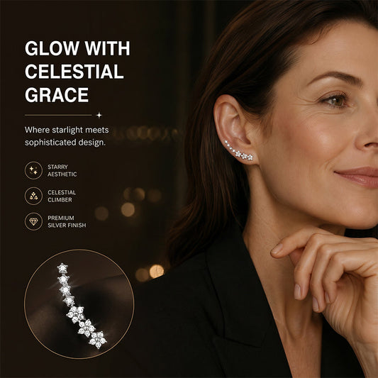 Flori stelate cu cristale – cercei