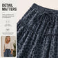 🌟Pantaloni largi cu imprimeu leopard și volan la tiv pentru femei✨