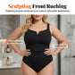 Costum de baie întreg cu efect de modelare a taliei, pentru mărime mare