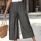 Pantaloni capri de vară cu croi larg pentru femei