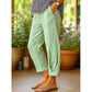 Pantaloni casual pentru femei, cu talie elastică