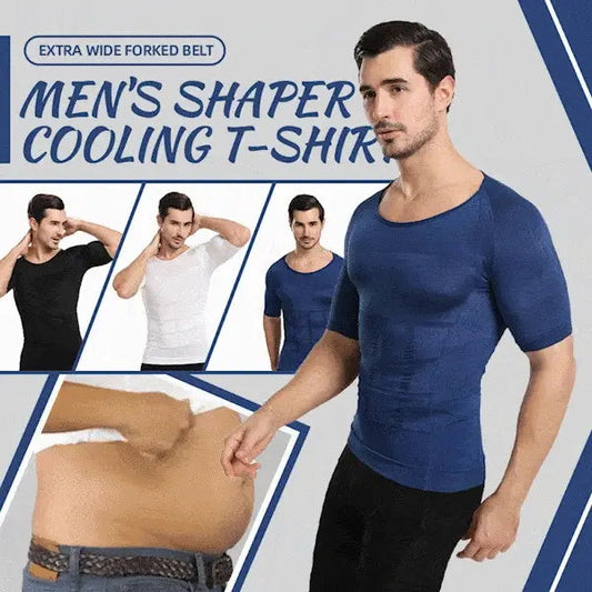💪Tricou Răcoritor Heren Shaper – Fără Cusături, Subțiază & Invizibil sub Îmbrăcăminte🏋️