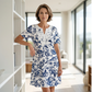 Rochie casual pentru femei, în stil boem, cu imprimeu floral